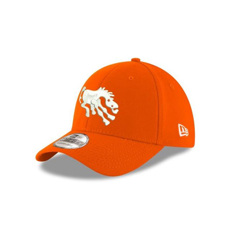 NFL Denver Broncos Team Classic 39Thirty Stretch Fit (OTS4376) - Orange New Era Caps